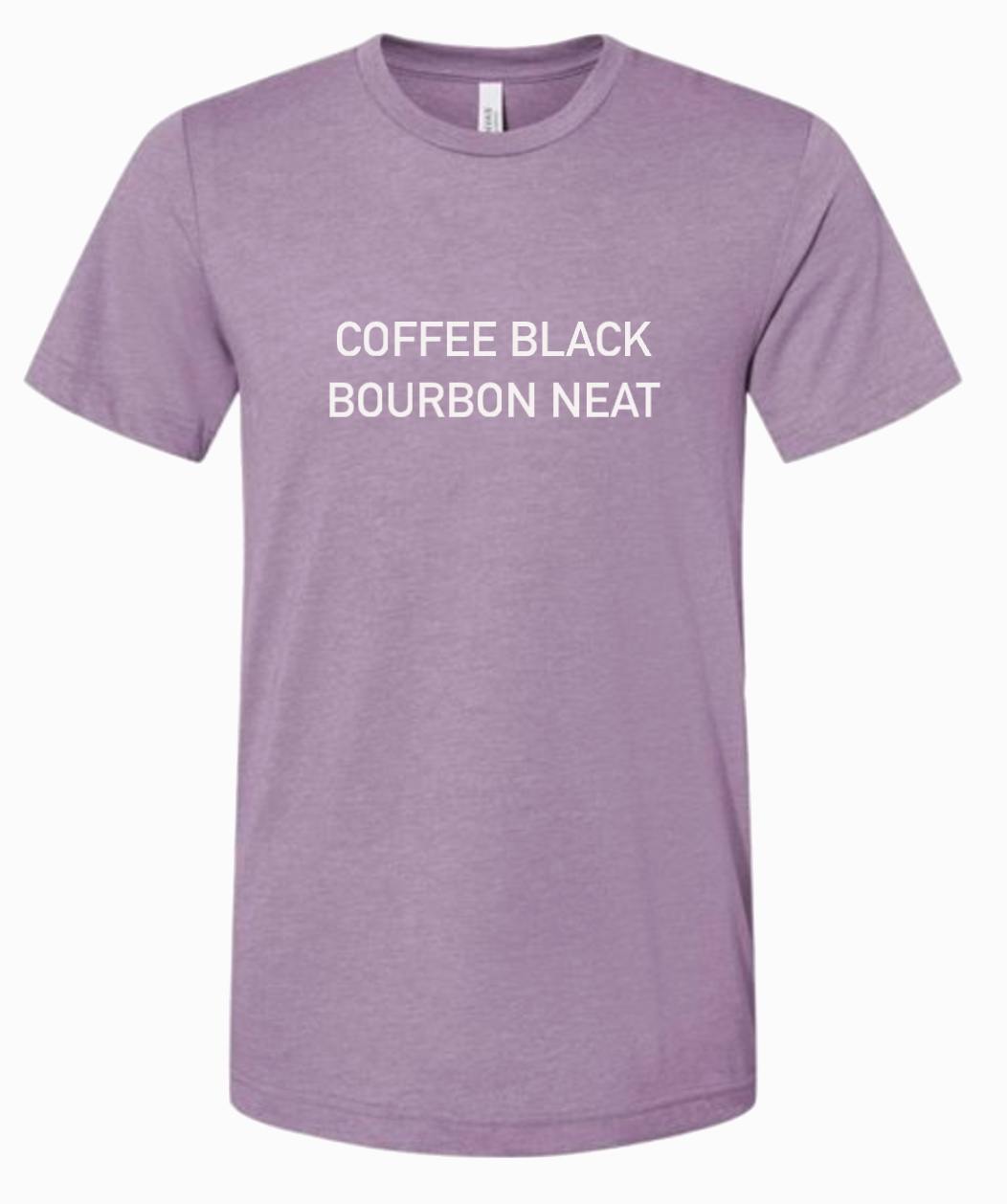 Coffee Black, Bourbon Neat