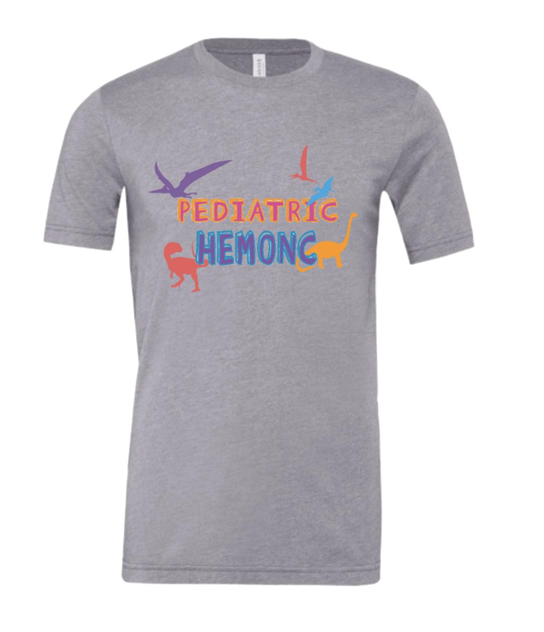 Pediatric Hemonc Dinosaur Shirt, Hematology Oncology Nurse Tee