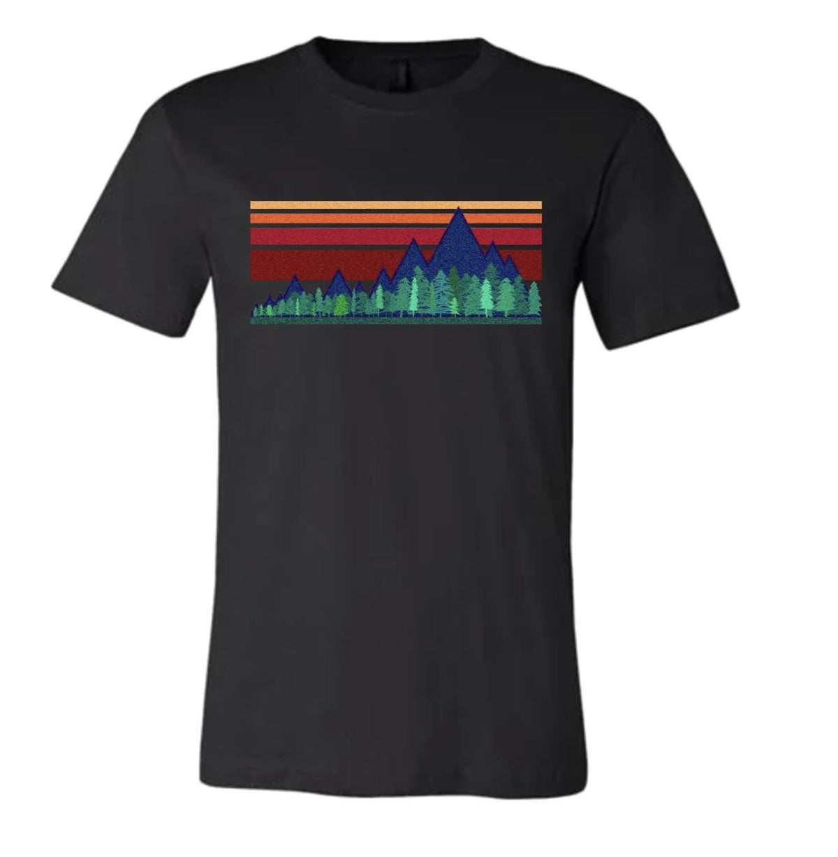 Retro Mountain Landscape Shirt