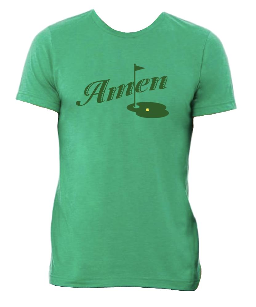 Amen Golf Shirt, Sports Tee, Masters, PGA