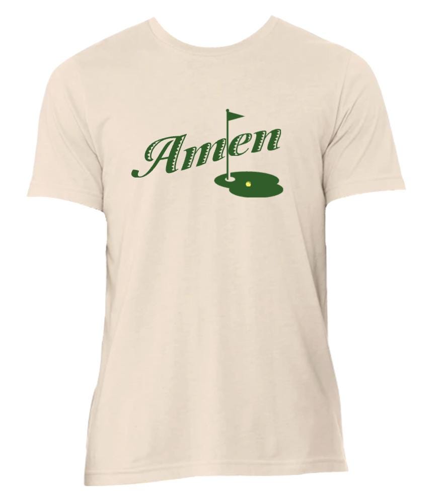 Amen Golf Shirt, Sports Tee, Masters, PGA