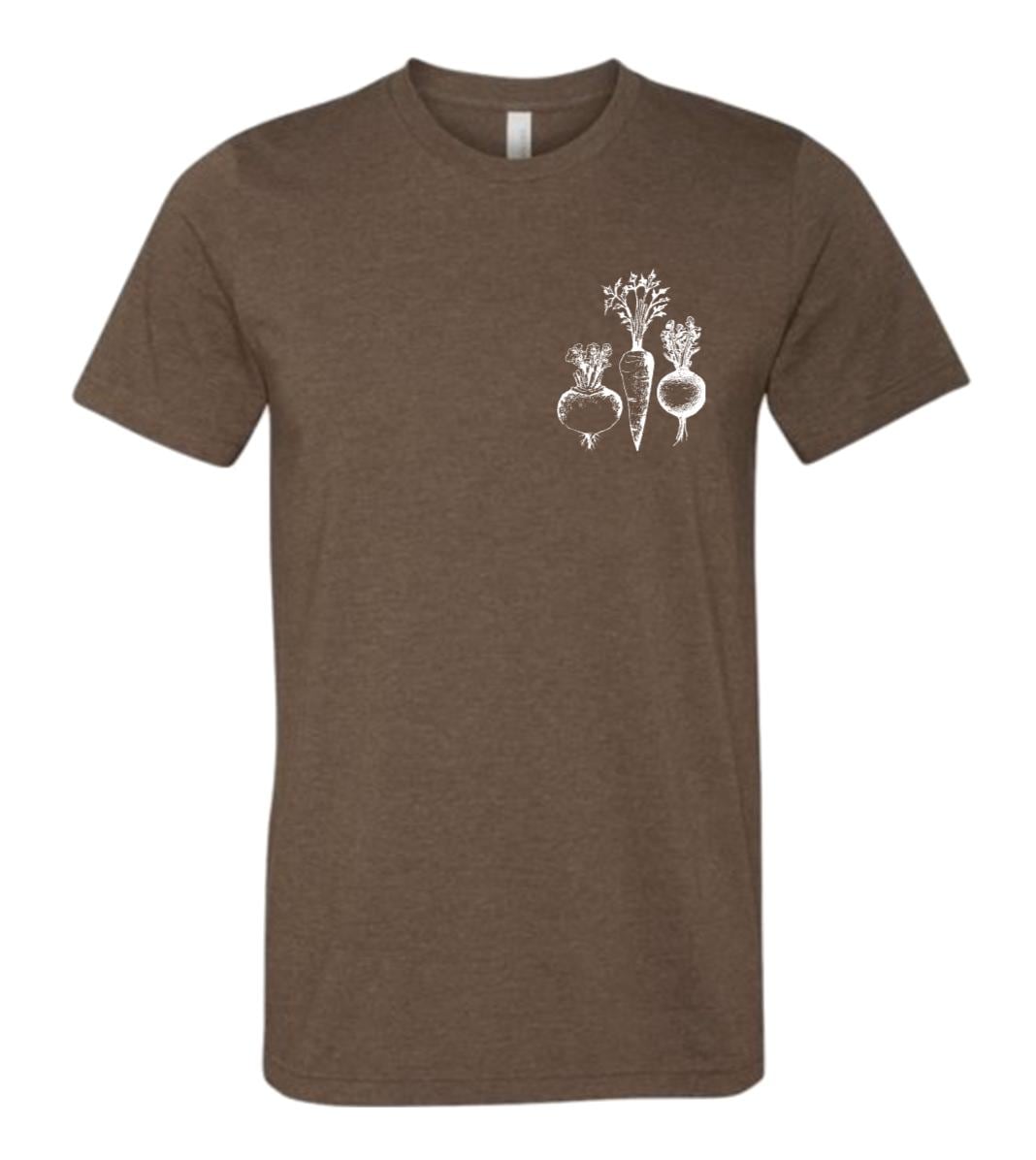Root Vegetable Shirt, Farm Graphic Tee