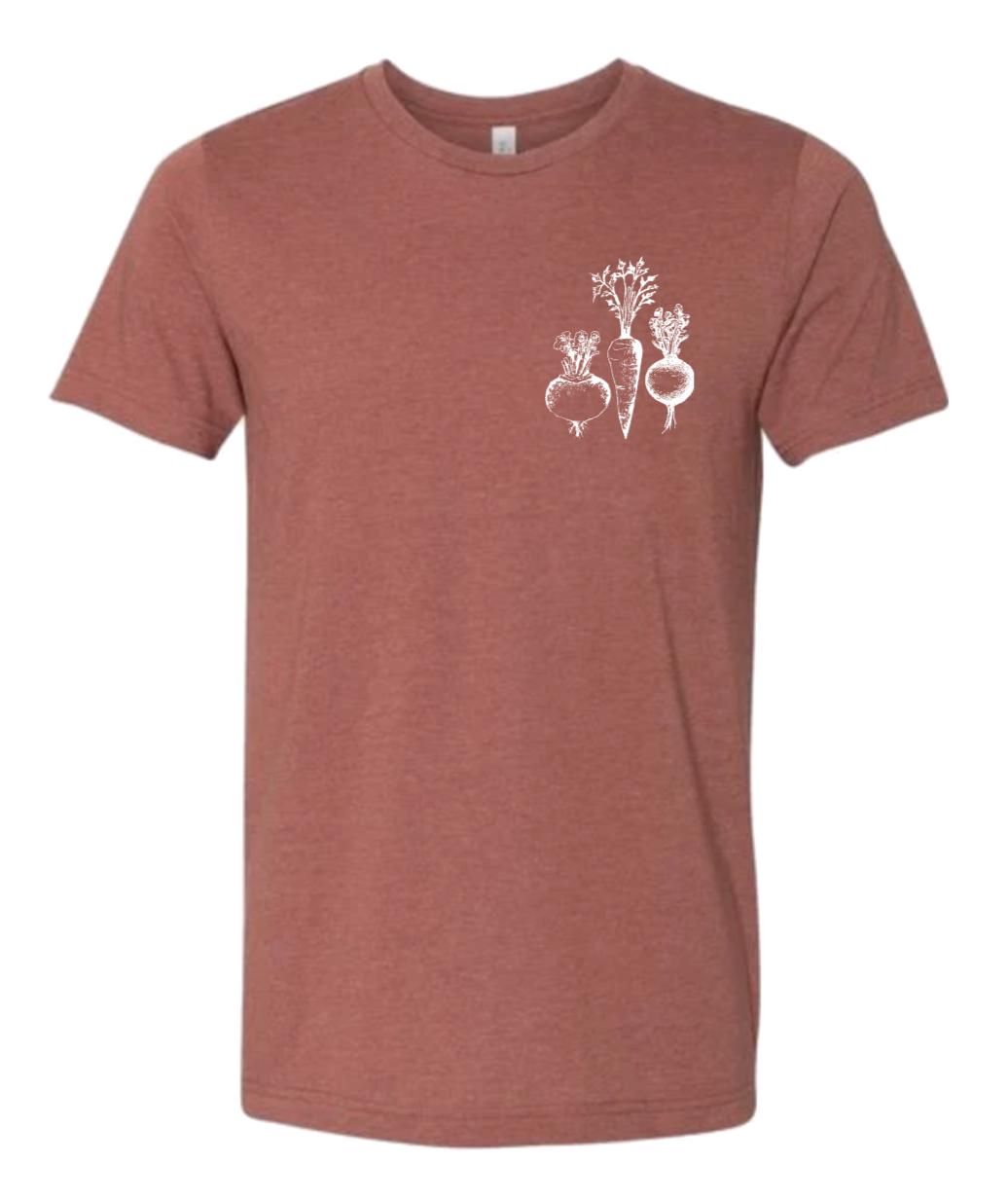 Root Vegetable Shirt, Farm Graphic Tee