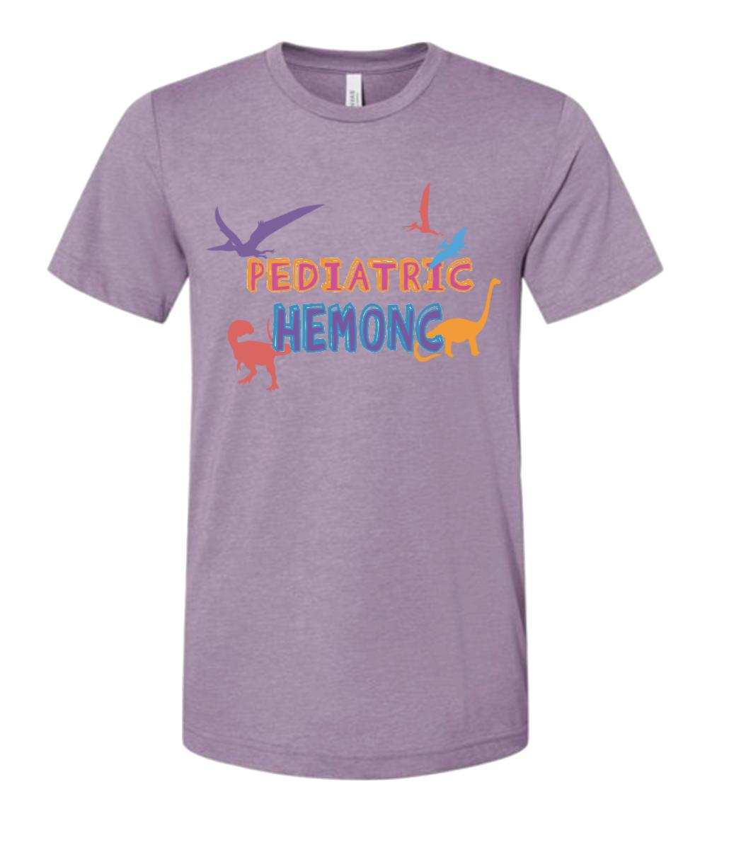Pediatric Hemonc Dinosaur Shirt, Hematology Oncology Nurse Tee