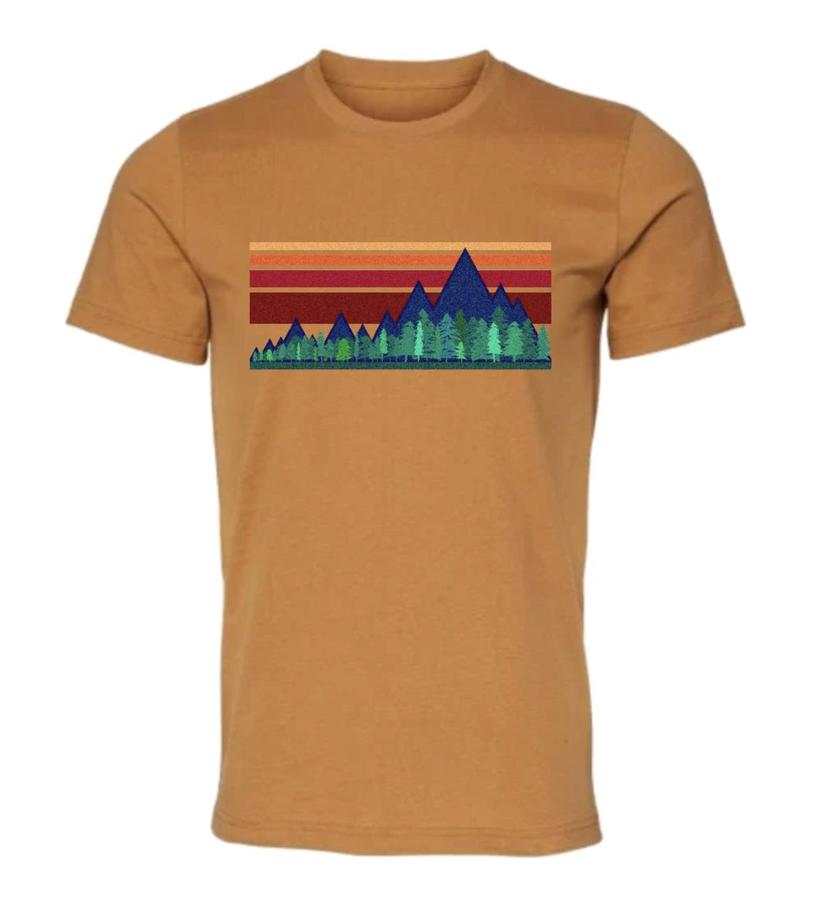 Retro Mountain Landscape Shirt