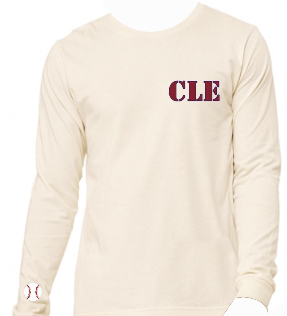 Cleveland Baseball Long Sleeve T-Shirt, Guardians, Ohio, MLB
