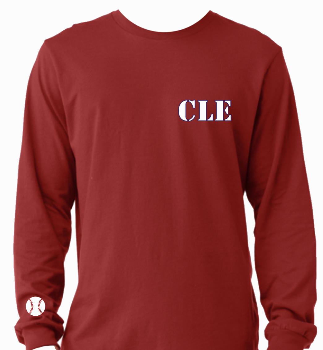 Cleveland Baseball Long Sleeve T-Shirt, Guardians, Ohio, MLB
