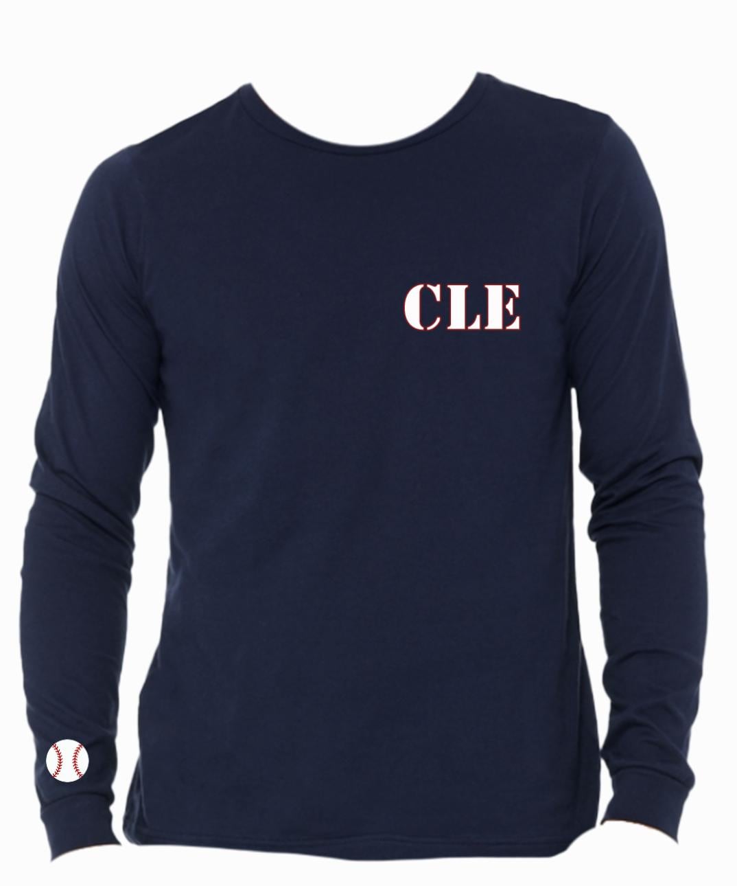 Cleveland Baseball Long Sleeve T-Shirt, Guardians, Ohio, MLB