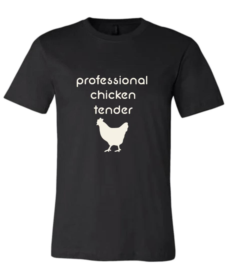 Professional Chicken Tender T-Shirt, Farm Shirt