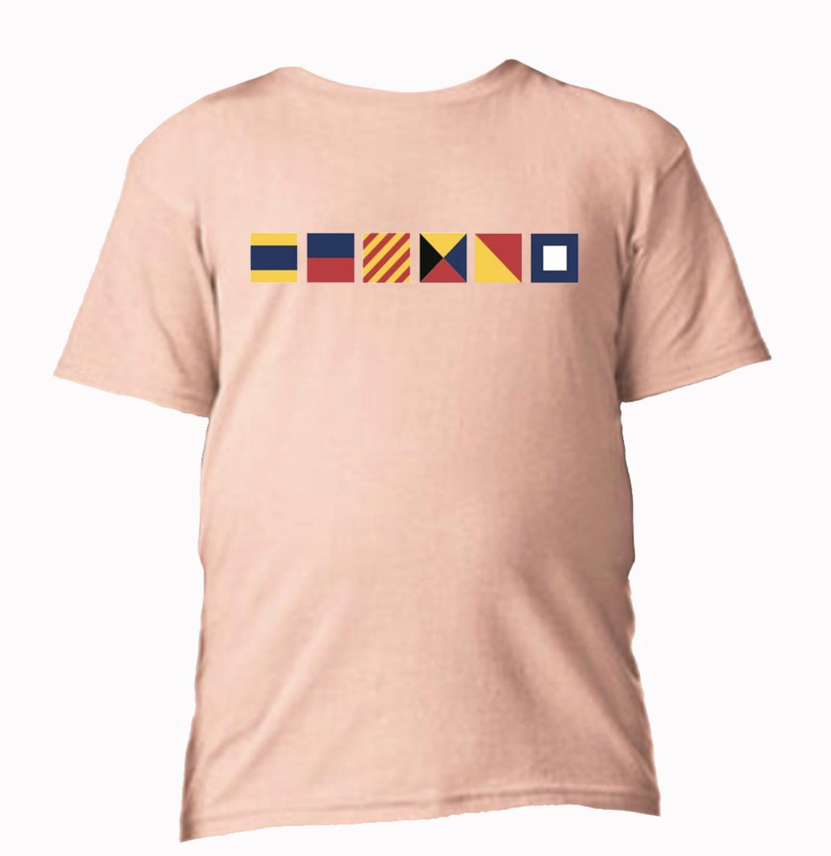 Personalized Youth Nautical Flag Name Tee, Flag Shirt, Ocean, Sea, Lake, Maritime